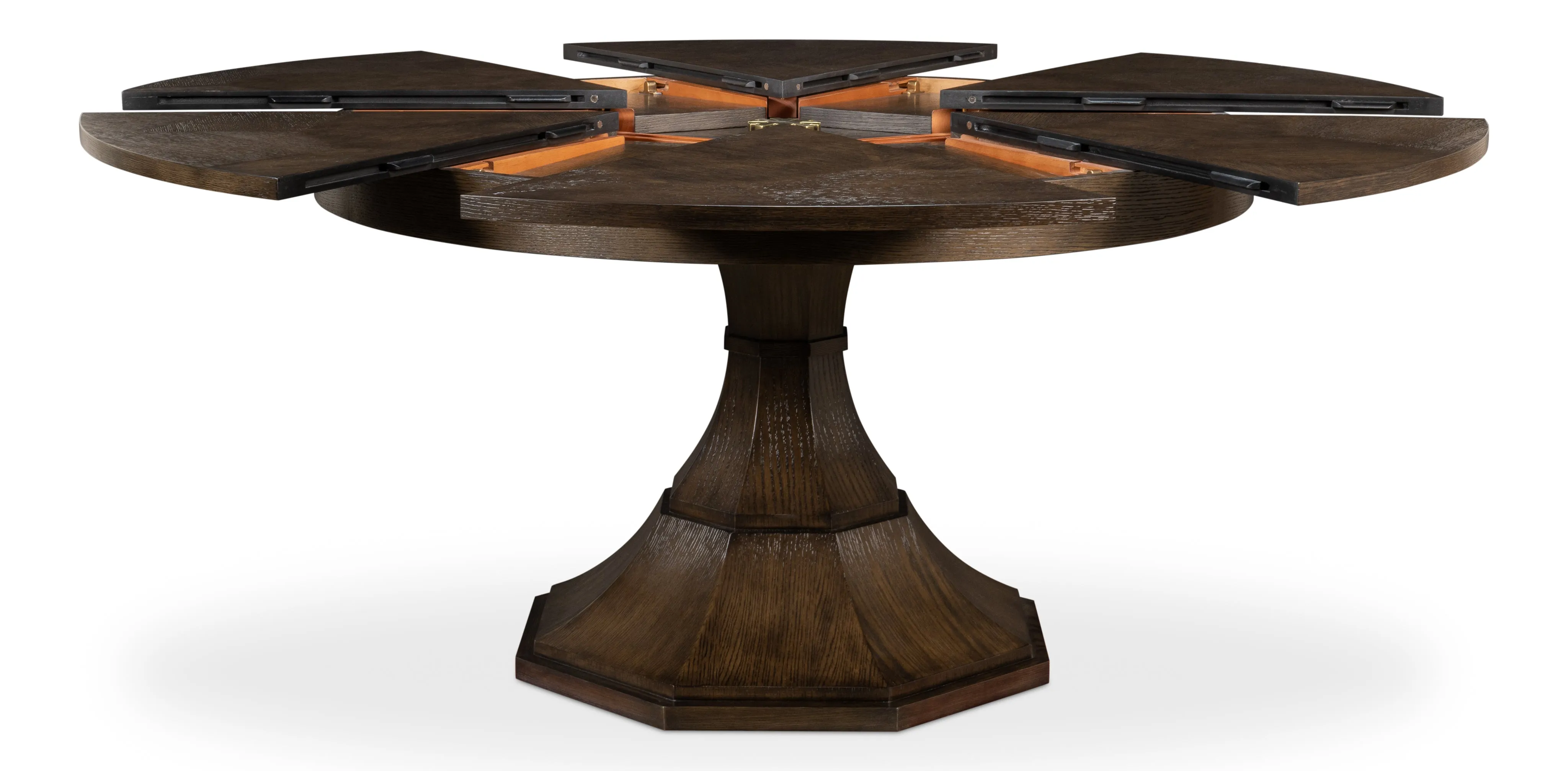 Sarreid - Giselle Jupe Dining Tbl Lg Artisan Grey - Grey - Transitional