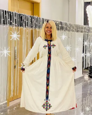 Simple Habesha Kemis Handwoven Habesha Libs Modern Habesha Dress Eritrean Dress