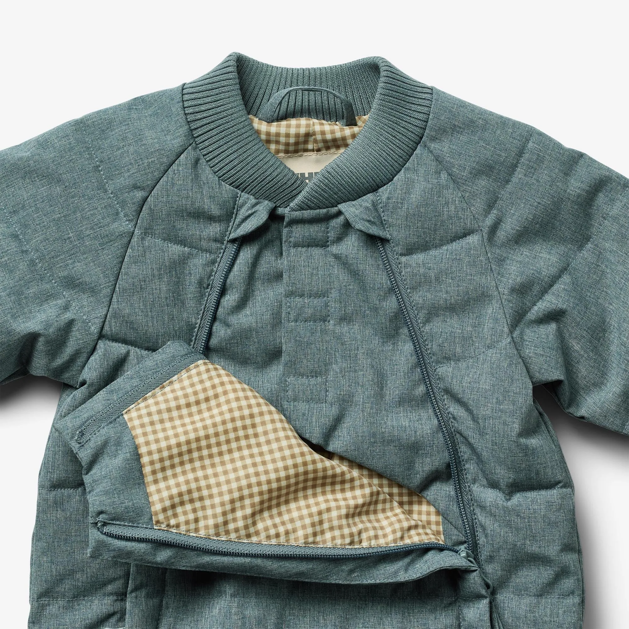 Summer Puffer Baby Suit Nunu - navy melange