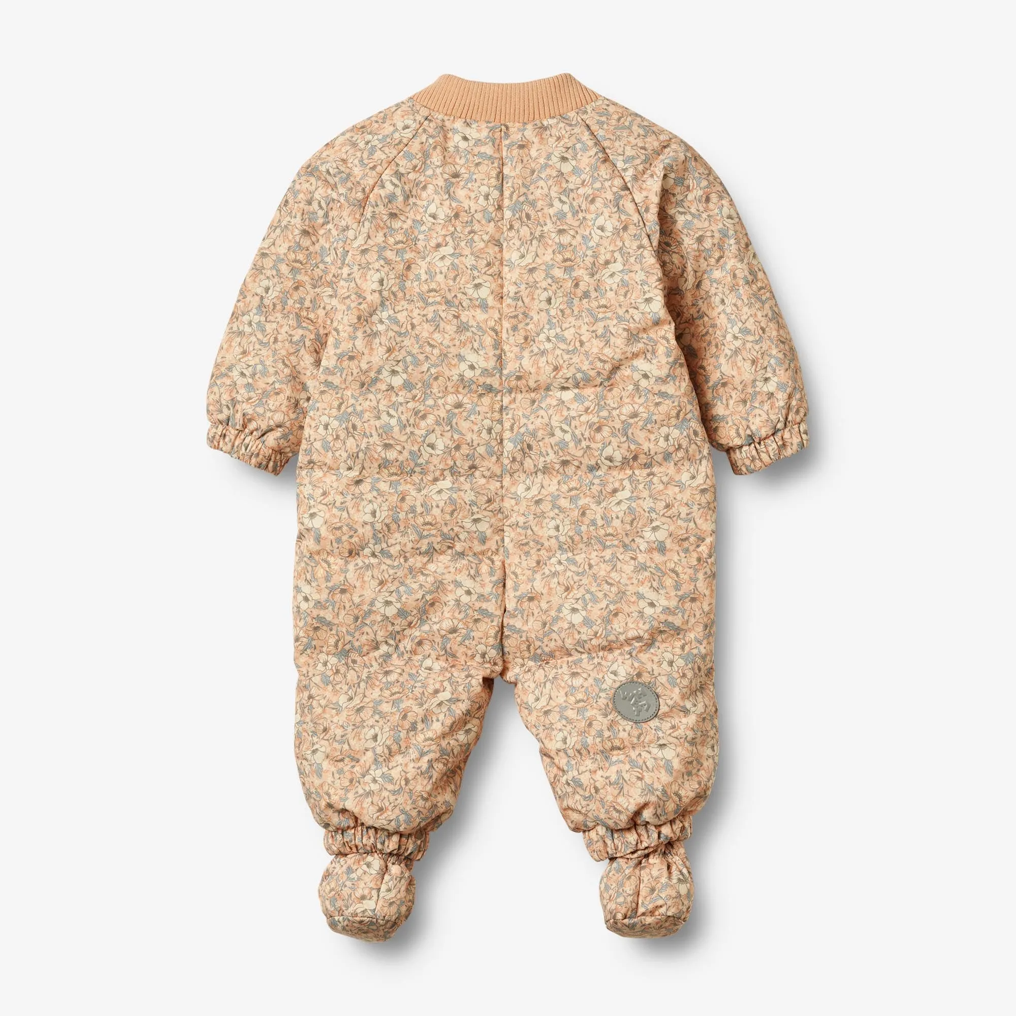 Summer Puffer Baby Suit Nunu - pink sand flowers