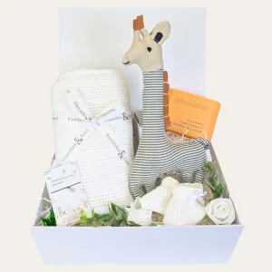 Tiny Giraffe Dreams New Baby Gifts Box Hamper