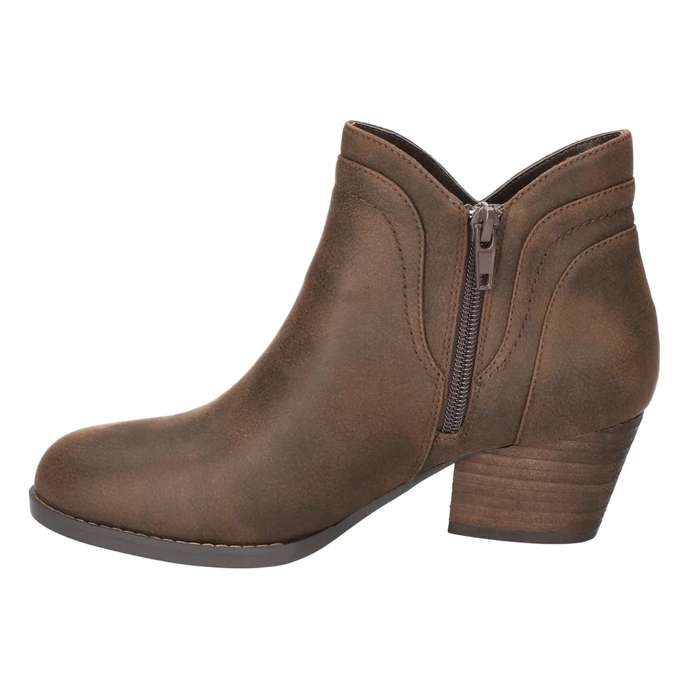 Trust Round Toe Zippered Booties
