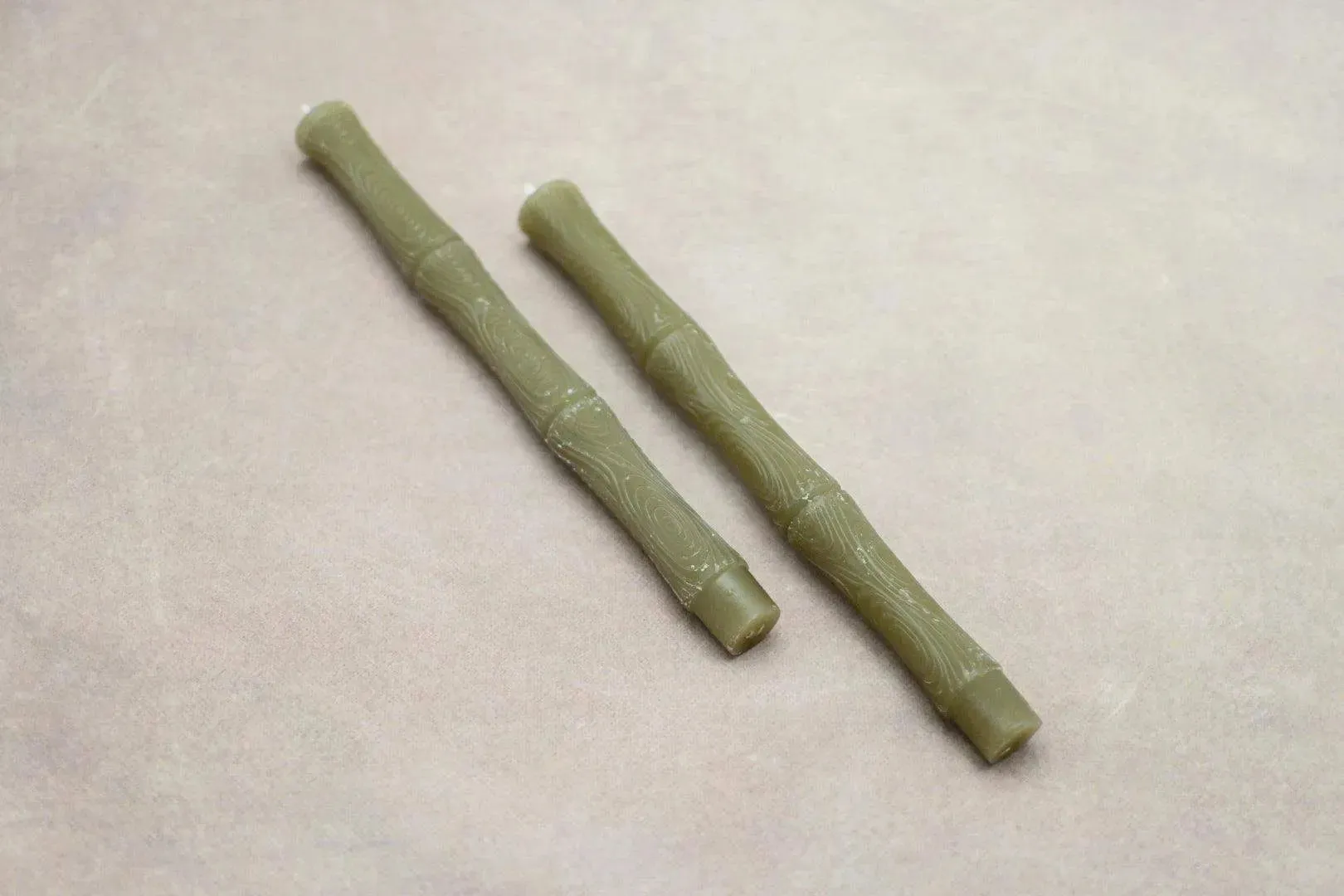 Unscented Sculpted Tapers, Set of 2