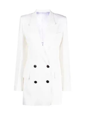 Victoria Beckham Tailored Jacket Dress - Off White