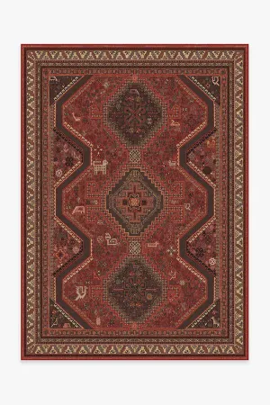 Zareen Scarlet Red Rug