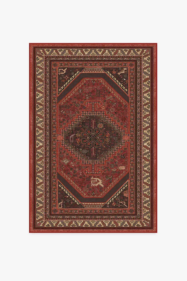Zareen Scarlet Red Rug