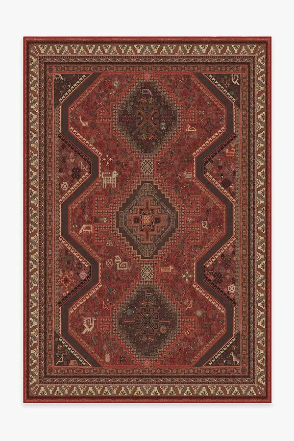 Zareen Scarlet Red Rug