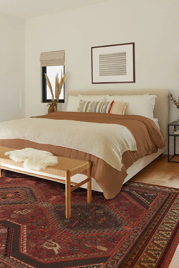 Zareen Scarlet Red Rug