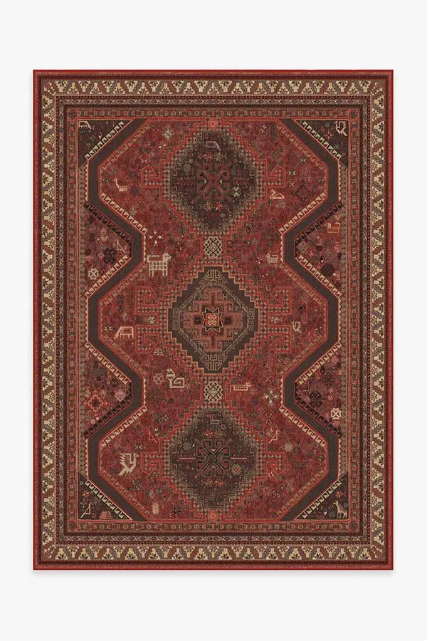 Zareen Scarlet Red Rug